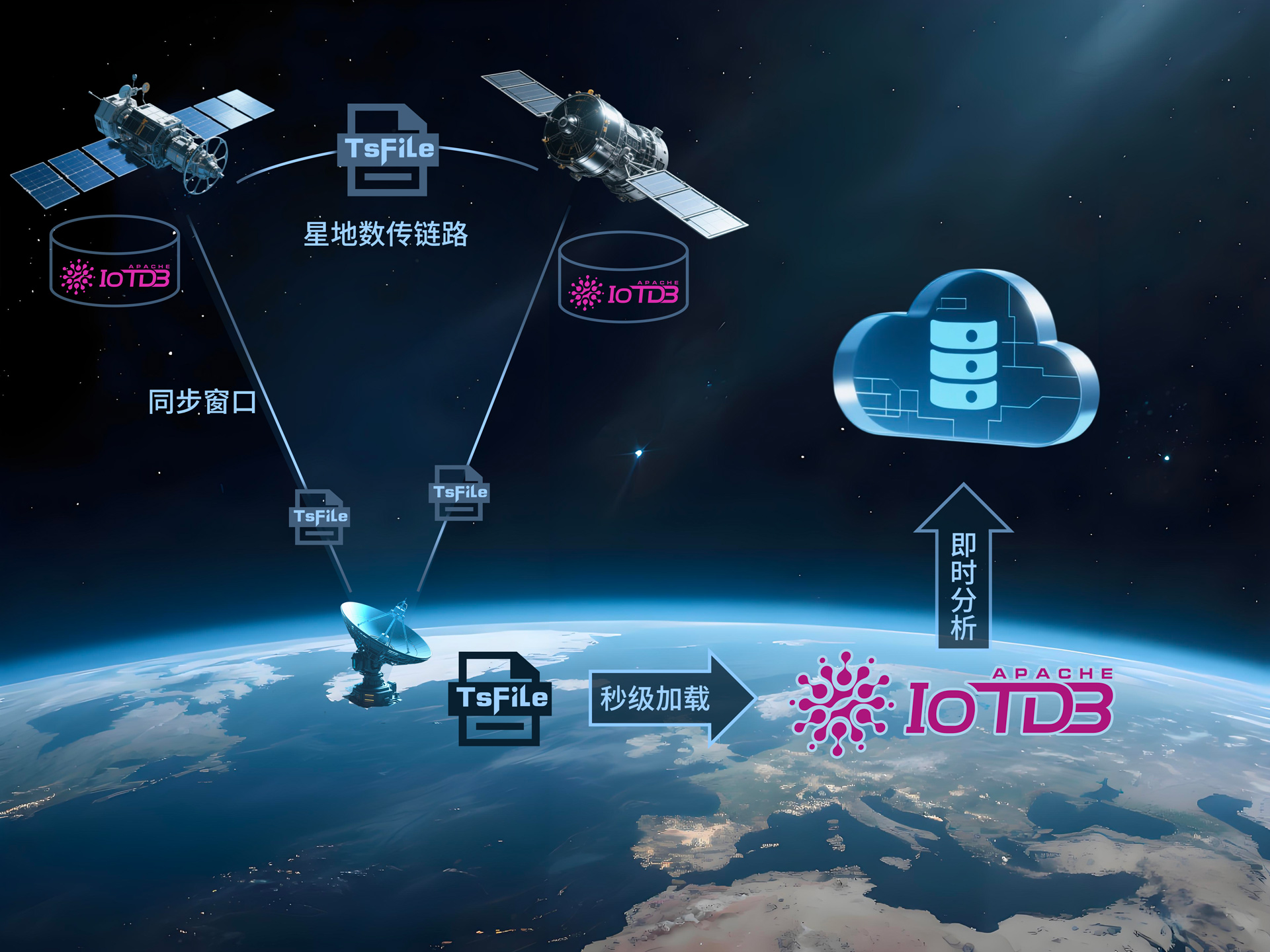 20250519-国产时序数据库助力朱雀二号发射-ApacheIOTDB-IoTDB 在北邮二号、三号的整体应用架构.jpg