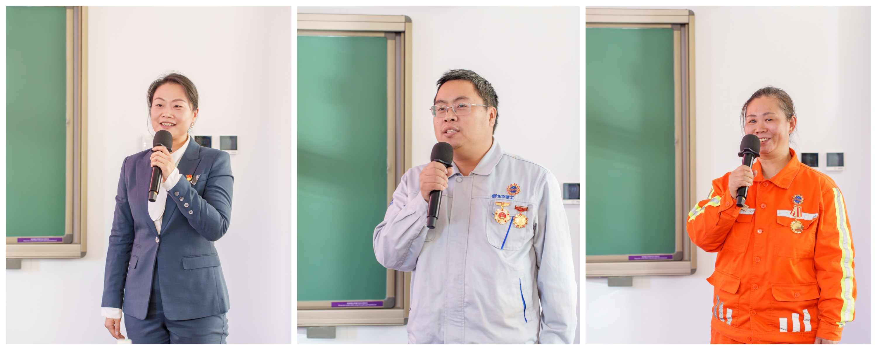 20231222-国家卓越工程师学院“卓越工程师讲师团”成立“讲工程故事 展卓越风采”主题宣讲同期举行-张兆基-王欣、苏中帅、张建娜（从左至右）作宣讲.jpg